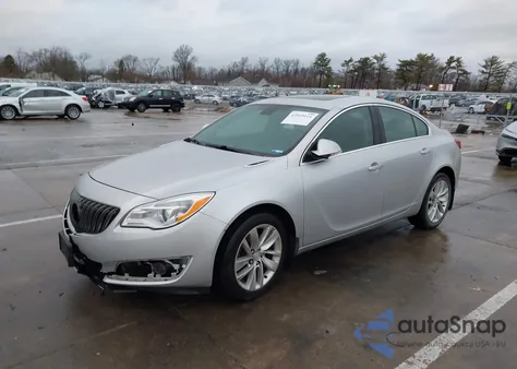 2014 Buick Regal Turbo из США, поврежденный, VIN 2G4GL5EXXE9187023